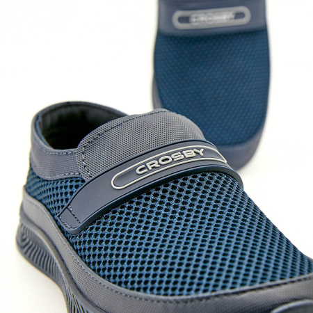 Туфли  Crosby  синий  сетка/кожа искусств. Z-100235 фото в интернет-магазине | Omadey.ru