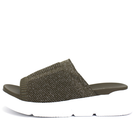 Шлепанцы  S.Oliver  зеленый  текстиль F-70861 фото в интернет-магазине | Omadey.ru