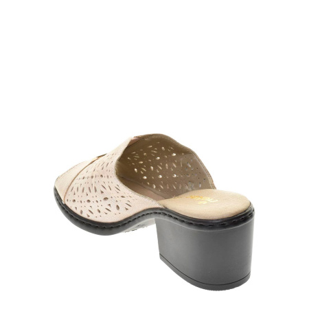 Сабо  Rieker  бежевый  кожа F-71066 фото в интернет-магазине | Omadey.ru