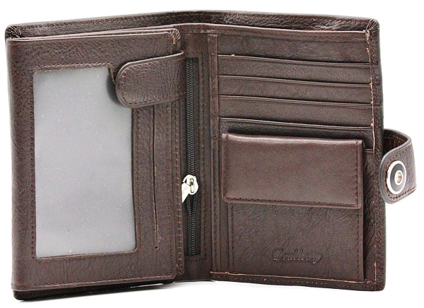 Фото Портмоне  мужские Doublecity  коричневый  кожа c11949