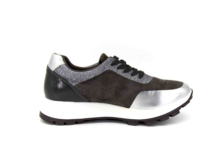 Кроссовки  Keddo  серый  замша искусств. Z-8635 фото в интернет-магазине | Omadey.ru