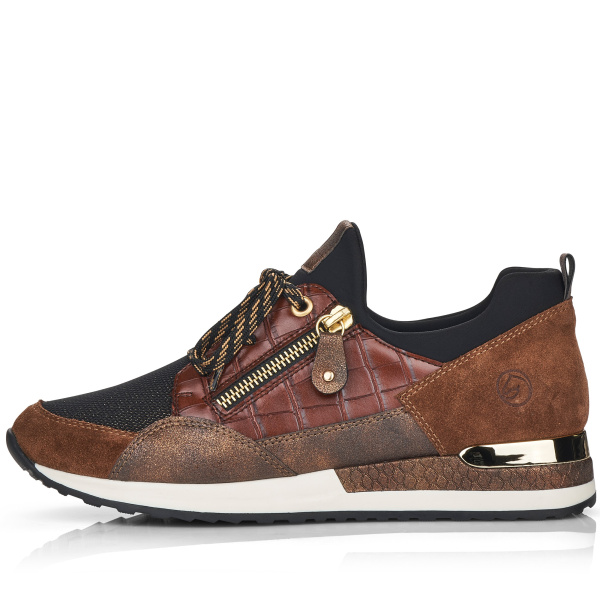 Фото Кроссовки  Remonte  коричневый  кожа/кожа искусств./текстиль Z-100211