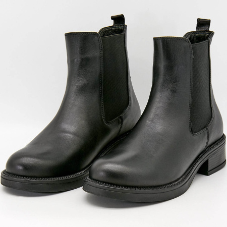 Ботинки  Dakkem  черный  кожа Z-100372 фото в интернет-магазине | Omadey.ru