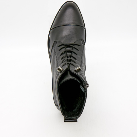 Ботинки  Dakkem  черный  кожа Z-100387 фото в интернет-магазине | Omadey.ru