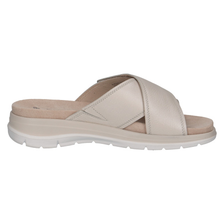 Шлепанцы  Caprice  бежевый  кожа F-400945 фото в интернет-магазине | Omadey.ru