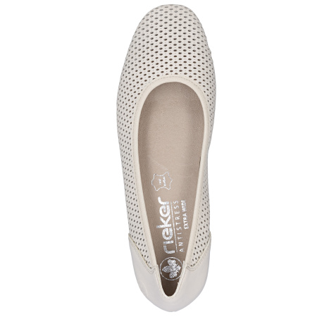 Туфли  Rieker  бежевый  кожа/кожа искусств.  F-401276 фото в интернет-магазине | Omadey.ru