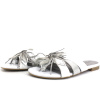 Шлепанцы  Caprice  серебряный  кожа F-7462 фото в интернет-магазине | Omadey.ru
