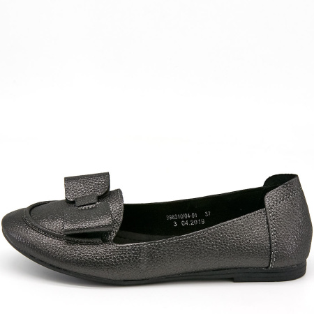 Туфли  Betsy  серебряный  кожа искусств. Z-8129 фото в интернет-магазине | Omadey.ru