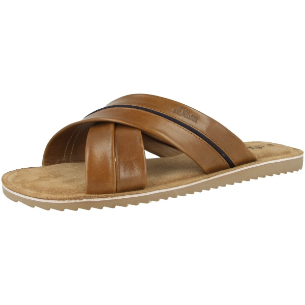 Фото Шлепанцы  S.Oliver  коричневый  кожа F-91002