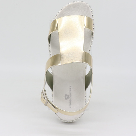 Босоножки  Keddo  золотой  поливинилхлорид F-70966 фото в интернет-магазине | Omadey.ru