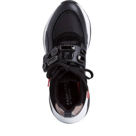 Кроссовки  Tamaris  черный  кожа F-80251 фото в интернет-магазине | Omadey.ru