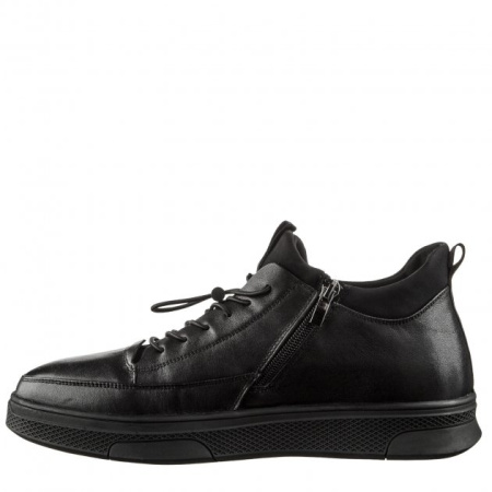 Ботинки  Baden  черный  кожа Z-100247