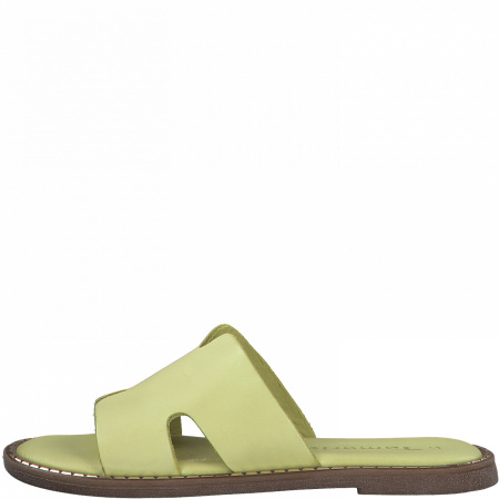 Шлепанцы  Tamaris  зеленый  кожа F-90435 фото в интернет-магазине | Omadey.ru
