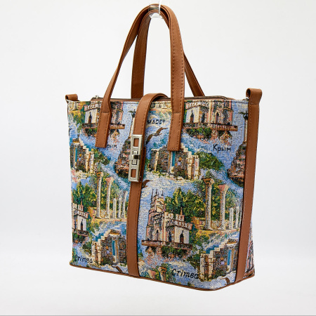 Сумка женская Omadey бежевый гобелен c10866 фото в интернет-магазине | Omadey.ru
