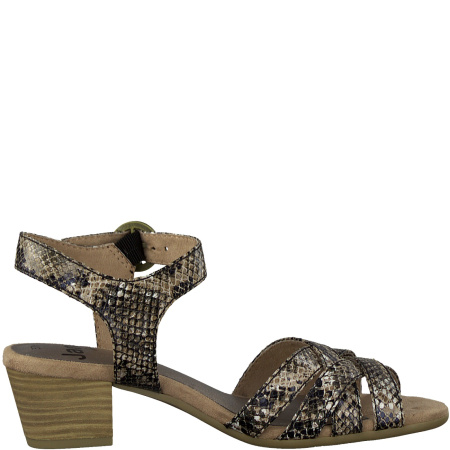 Босоножки  Jana  коричневый  текстиль F-81278 фото в интернет-магазине | Omadey.ru