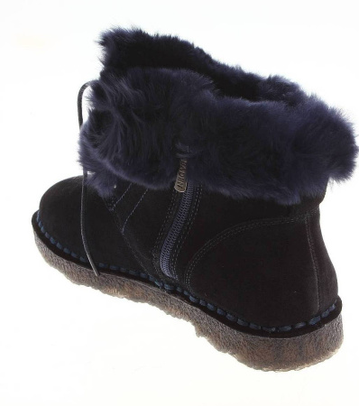 Ботинки  Baden  синий  кожа Z-89025 фото в интернет-магазине | Omadey.ru