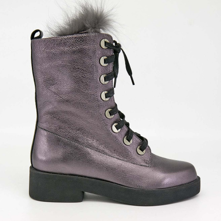 Ботинки  Balex  серебряный  кожа Z-7441 фото в интернет-магазине | Omadey.ru