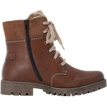 Ботинки  Rieker  коричневый  кожа искусств./текстиль Z-90169 фото в интернет-магазине | Omadey.ru