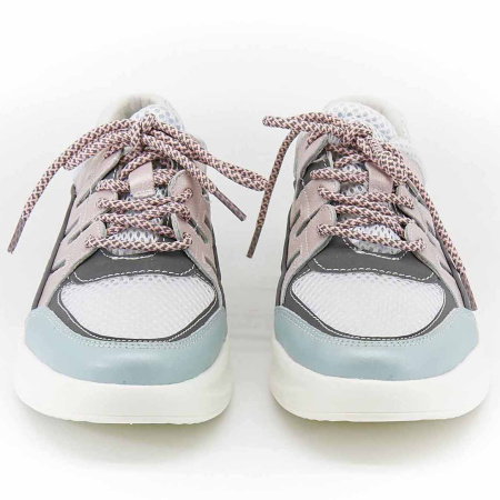 Кроссовки  женские Quattro Fiori  пудра  кожа F-80509 фото в интернет-магазине | Omadey.ru