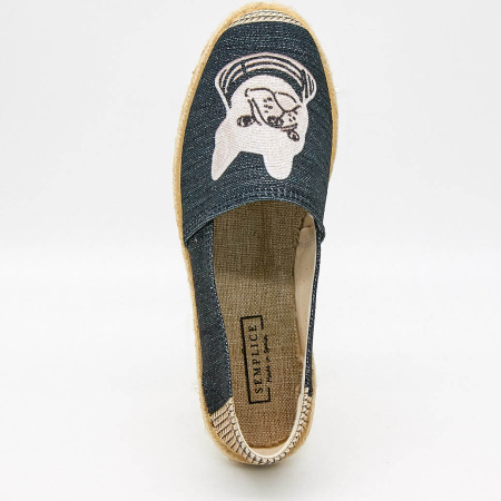 Слипоны  Semplice  черный  текстиль F-90922 фото в интернет-магазине | Omadey.ru