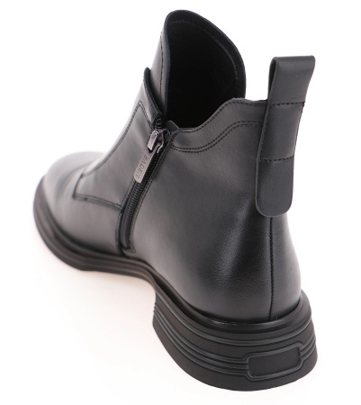 Ботинки  Baden  черный  кожа Z-400463 фото в интернет-магазине | Omadey.ru