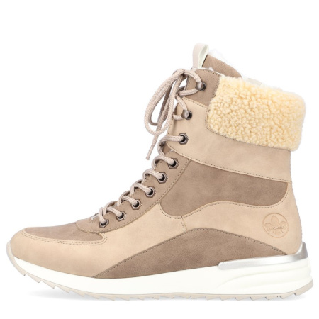 Ботинки  Rieker  бежевый  кожа искусств./текстиль Z-300235 фото в интернет-магазине | Omadey.ru