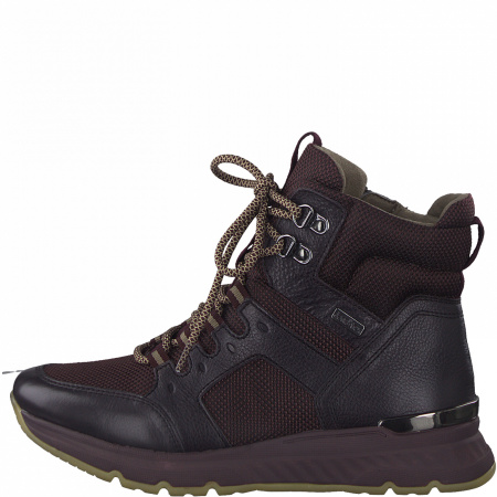 Ботинки  Jana  бордовый  текстиль Z-100837 фото в интернет-магазине | Omadey.ru