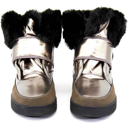 Ботинки  Keddo  серебряный  нубук искусств./нейлон Z-8622 фото в интернет-магазине | Omadey.ru