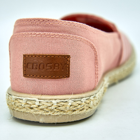 Слипоны  Crosby  пудра  текстиль F-90416 фото в интернет-магазине | Omadey.ru