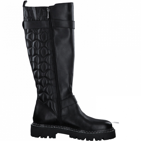 Сапоги  Marco Tozzi  черный  кожа Z-100931 фото в интернет-магазине | Omadey.ru