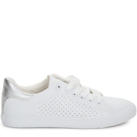 Кеды  Keddo  белый  кожа искусств. F-100140 фото в интернет-магазине | Omadey.ru