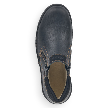 Ботинки  мужские Rieker  черный  кожа/кожа искусств. Z-200362 фото в интернет-магазине | Omadey.ru