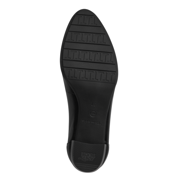 Фото Туфли  Tamaris  черный  кожа Z-400383