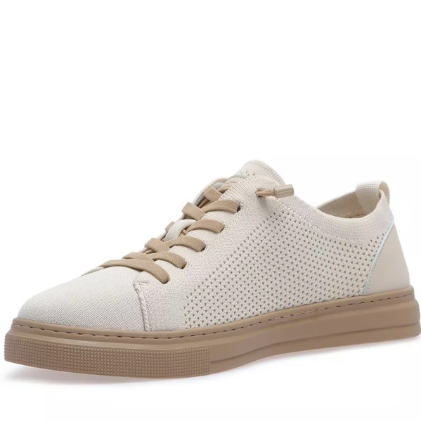 Фото Туфли  El Tempo молочный текстиль F-400490 Фото Туфли  El Tempo молочный текстиль F-400490