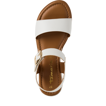 Босоножки  Tamaris  белый  кожа F-400911 фото в интернет-магазине | Omadey.ru