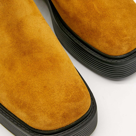 Ботинки  Dakkem  рыжий  замша Z-100402 фото в интернет-магазине | Omadey.ru