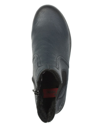 Ботинки  Rieker  синий  кожа искусств. Z-89196 фото в интернет-магазине | Omadey.ru