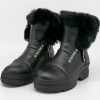 Ботинки  Baden  черный  кожа Z-8830 фото в интернет-магазине | Omadey.ru