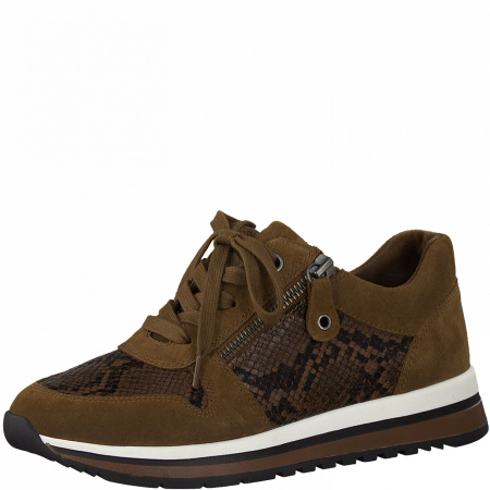 Кроссовки  Jana  коричневый  кожа Z-100519 фото в интернет-магазине | Omadey.ru