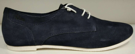 Туфли  S.Oliver  синий  замша F-80297 фото в интернет-магазине | Omadey.ru