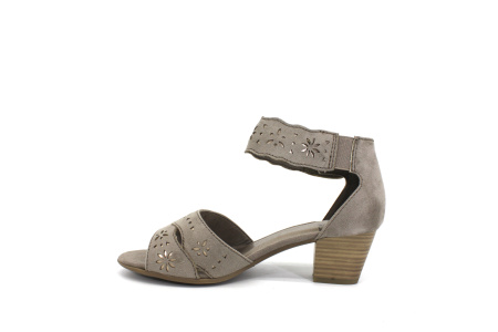 Босоножки  Jana  серый  текстиль F-7288 фото в интернет-магазине | Omadey.ru