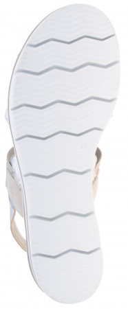 Сандалии  Caprice  серебряный  кожа F-70866 фото в интернет-магазине | Omadey.ru