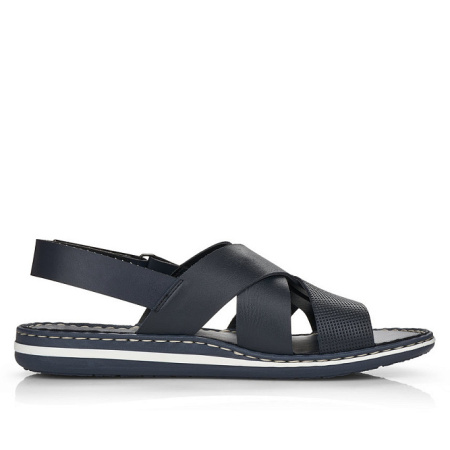 Сандалии  Rieker  синий  кожа/кожа искусств. F-100641 фото в интернет-магазине | Omadey.ru