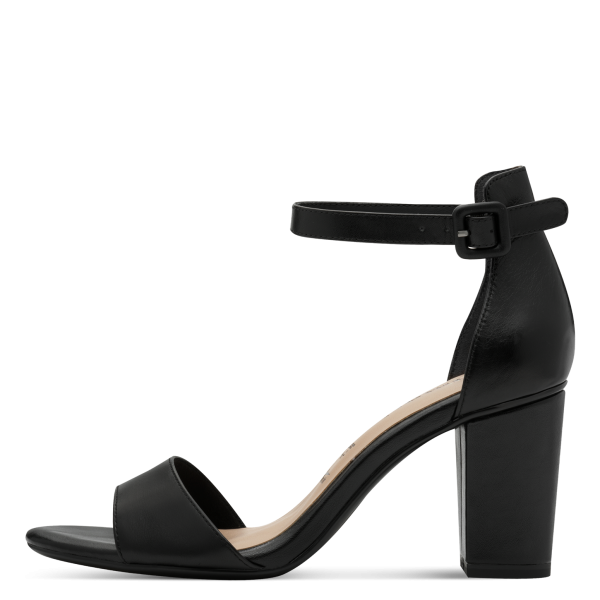 Фото Босоножки  Tamaris  черный  кожа F-400613