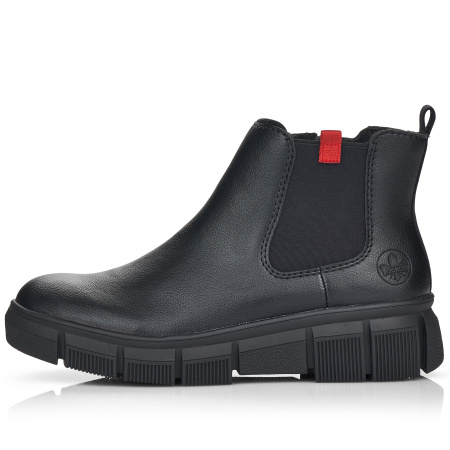 Ботинки  Rieker  черный  кожа искусств. Z-100817 фото в интернет-магазине | Omadey.ru