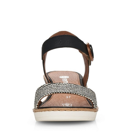 Босоножки  Remonte  черный  кожа искусств./текстиль F-100711 фото в интернет-магазине | Omadey.ru Босоножки  Remonte  черный  кожа искусств./текстиль F-100711 фото в интернет-магазине | Omadey.ru