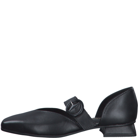 Туфли  Marco Tozzi  черный  кожа F-300492 фото в интернет-магазине | Omadey.ru