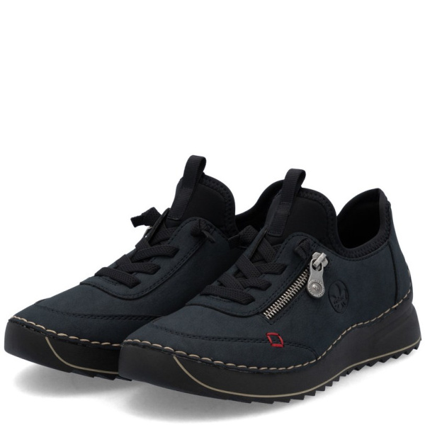 Фото Кроссовки  Rieker  синий  кожа искусств./текстиль Z-400861