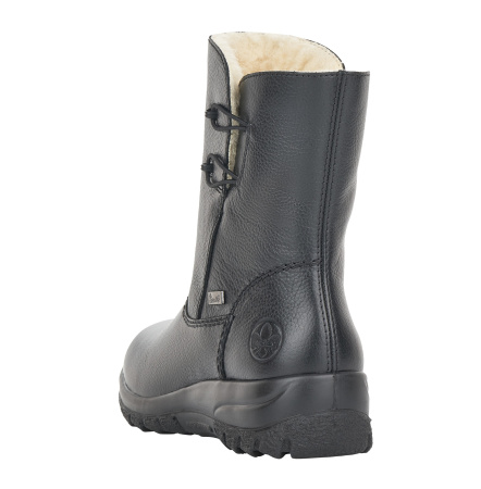 Полусапоги  женские Rieker  черный  кожа Z-200577 фото в интернет-магазине | Omadey.ru