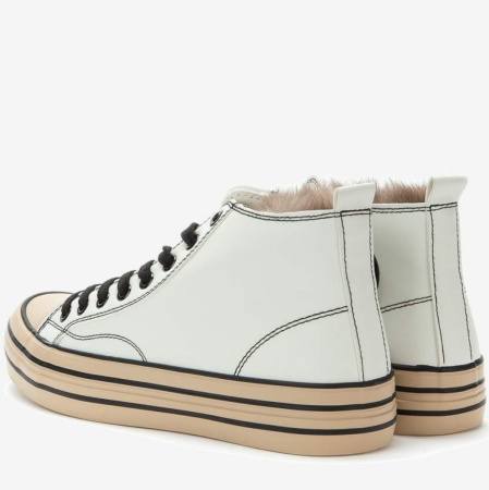 Кеды  Keddo  белый  кожа искусств. Z-90404 фото в интернет-магазине | Omadey.ru